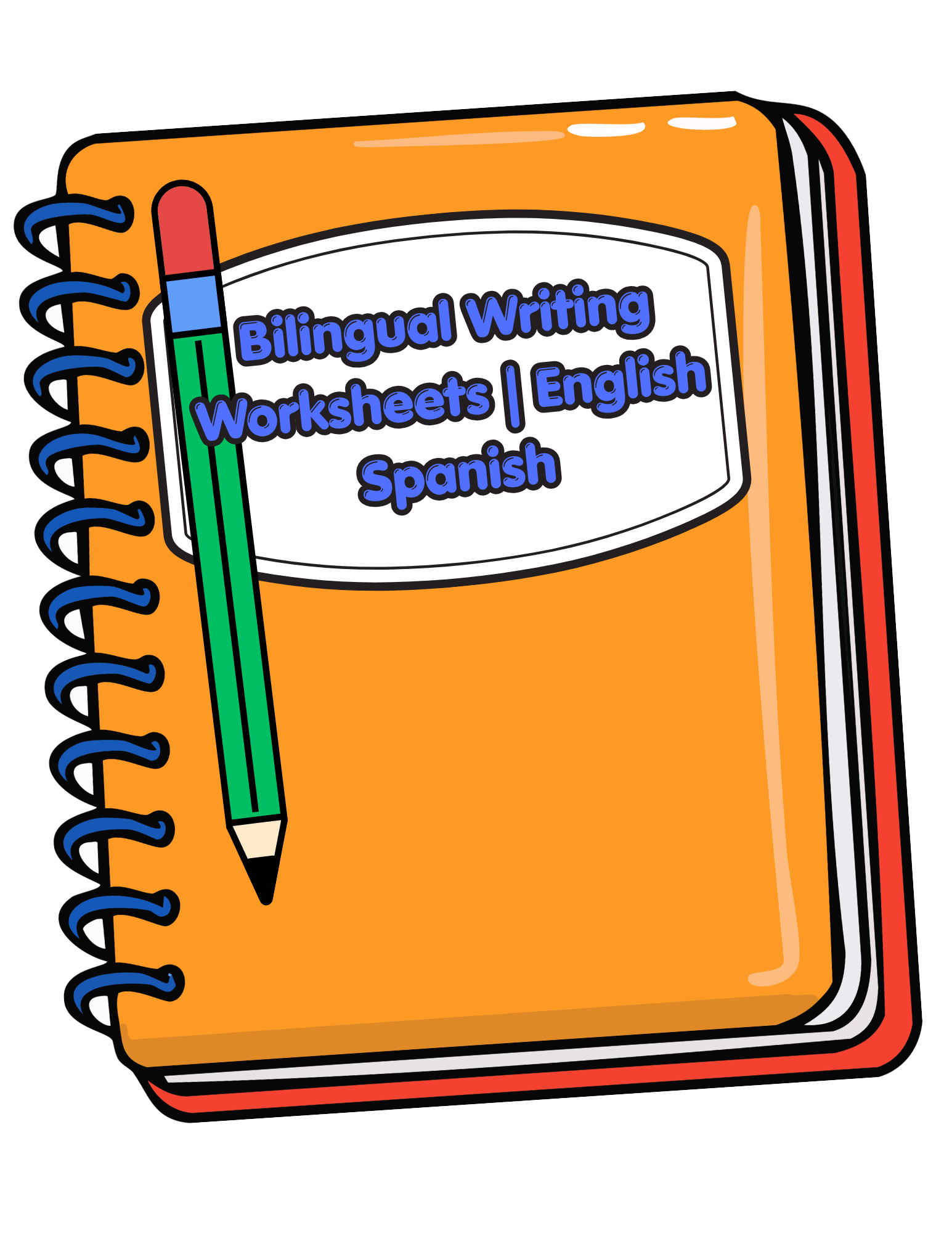 Bilingual Writing Worksheets for Elementary Students | English Spanish - Betty & Bloom Press