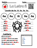 Spanish Phonics Worksheets PDF – Letter Ññ | ña ñe ñi ño ñu Activities | Spanish Reading & Writing for Kids (K–3)