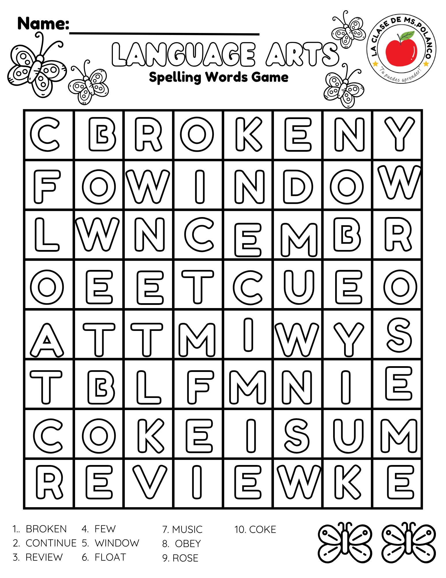 Bilingual Benchmark Spelling Words Practice | Unit 1 Week 3 | Word Search Writing Activities - Betty & Bloom Press