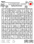 Bilingual Benchmark Spelling Words Practice | Unit 2 Week 1 | Word Search Writing Activities - Betty & Bloom Press