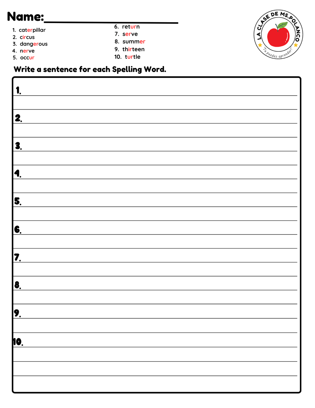 Bilingual Benchmark ELA Unit 3 Week 2 Spelling Word Search & Printable Activities - Betty & Bloom Press