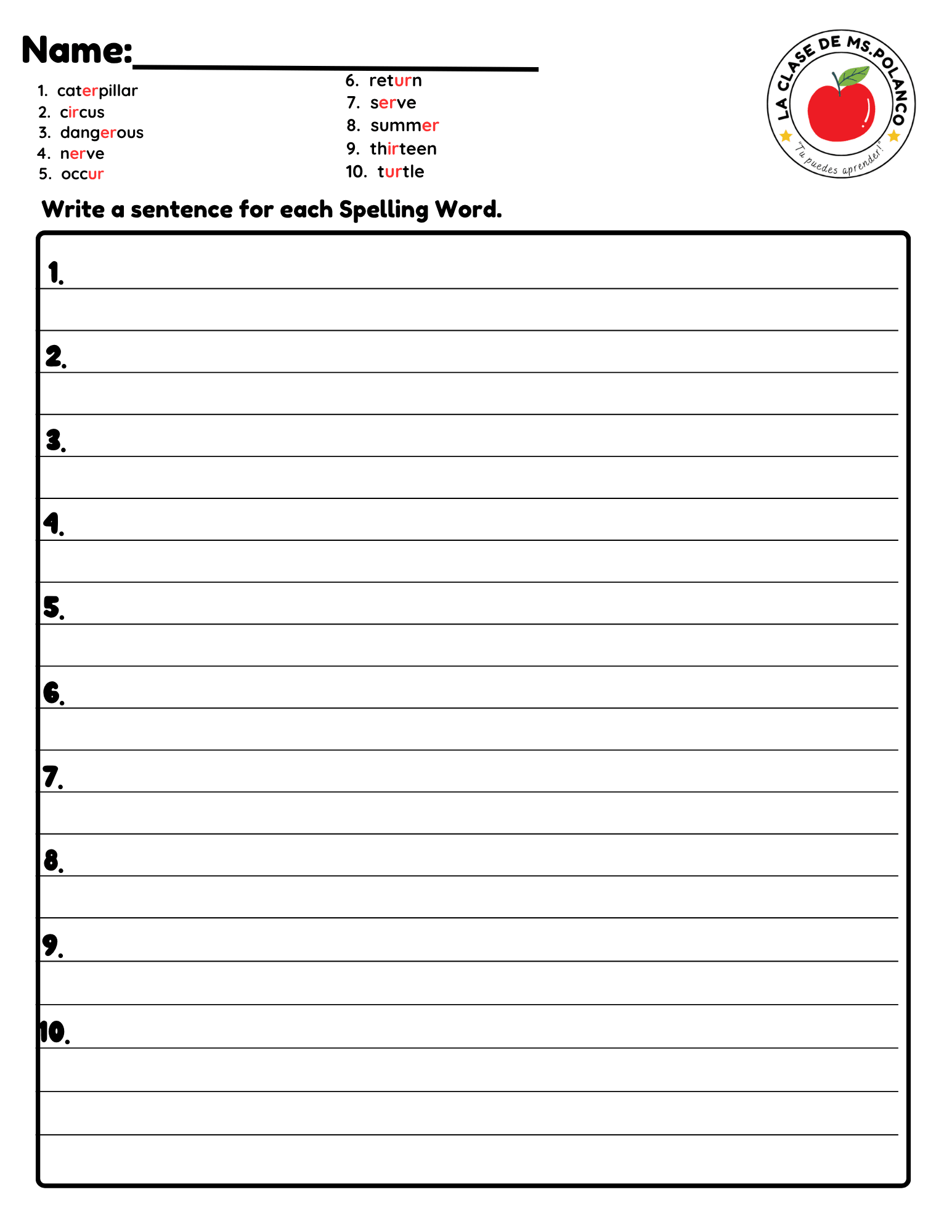 Bilingual Benchmark ELA Unit 3 Week 2 Spelling Word Search & Printable Activities - Betty & Bloom Press