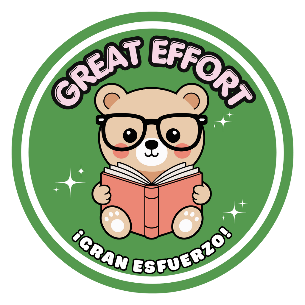 Free Bilingual Digital Student Reward Stickers - Betty & Bloom Press