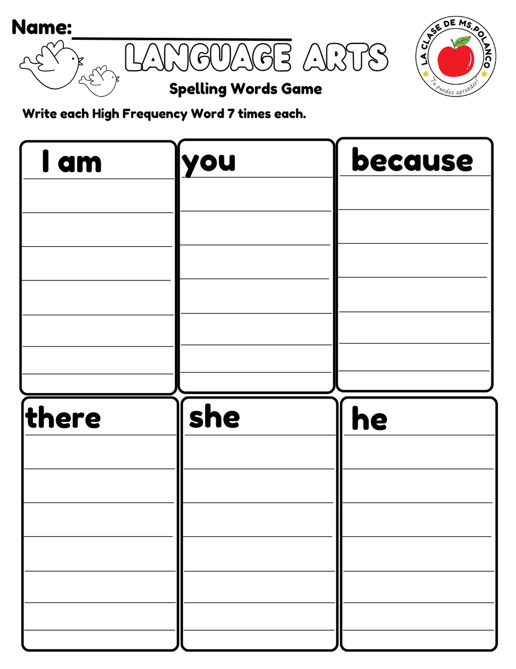 Bilingual Benchmark ELA Unit 4 Week 3 Spelling Word Search & Printable Activities - Betty & Bloom Press