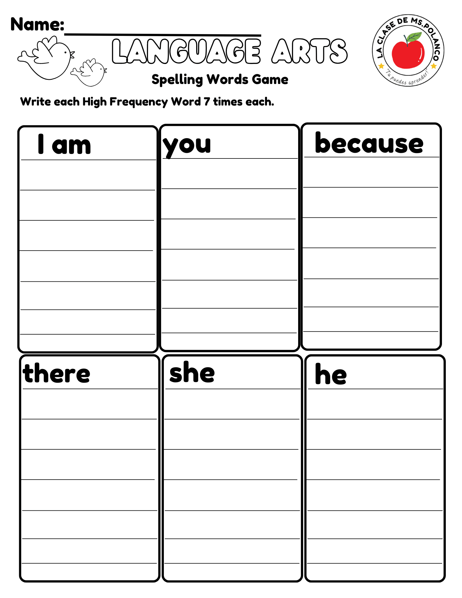 Bilingual Benchmark ELA Unit 4 Week 3 Spelling Word Search & Printable Activities - Betty & Bloom Press