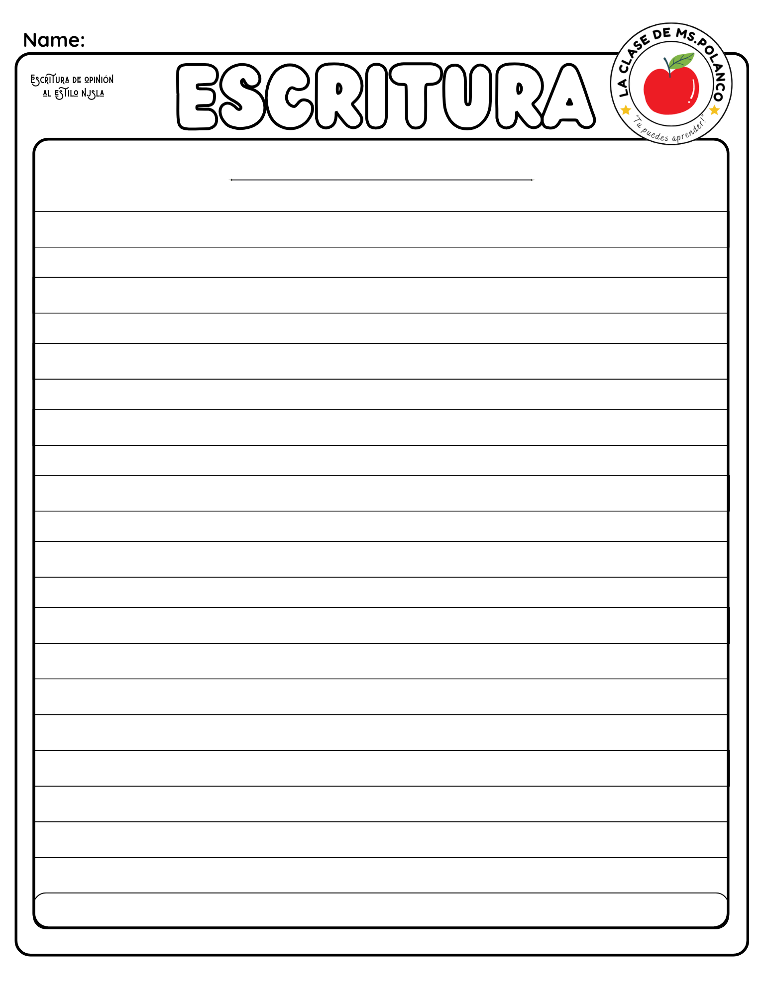 2nd 3rd 4th Grade Opinion Writing Worksheet NJSLA Style | Homework Debate Writing Prompt | Printable ELA Writing Activity | Bilingual English Spanish