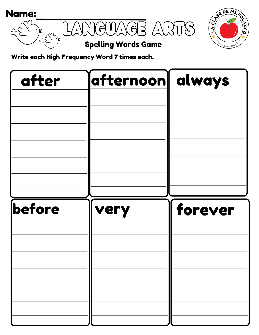 Bilingual Benchmark ELA Unit 3 Week 2 Spelling Word Search & Printable Activities - Betty & Bloom Press
