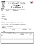 Bilingual Benchmark Unit 2 Week 2 King Midas Reading Comprehension - Betty & Bloom Press