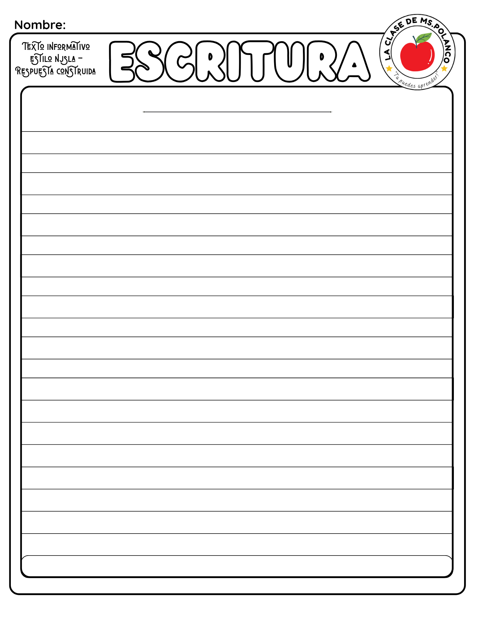 RACE Writing Strategy Worksheet | NJSLA Informational Text Reading Response | Constructed Response ELA Activity | Bilingual English Spanish