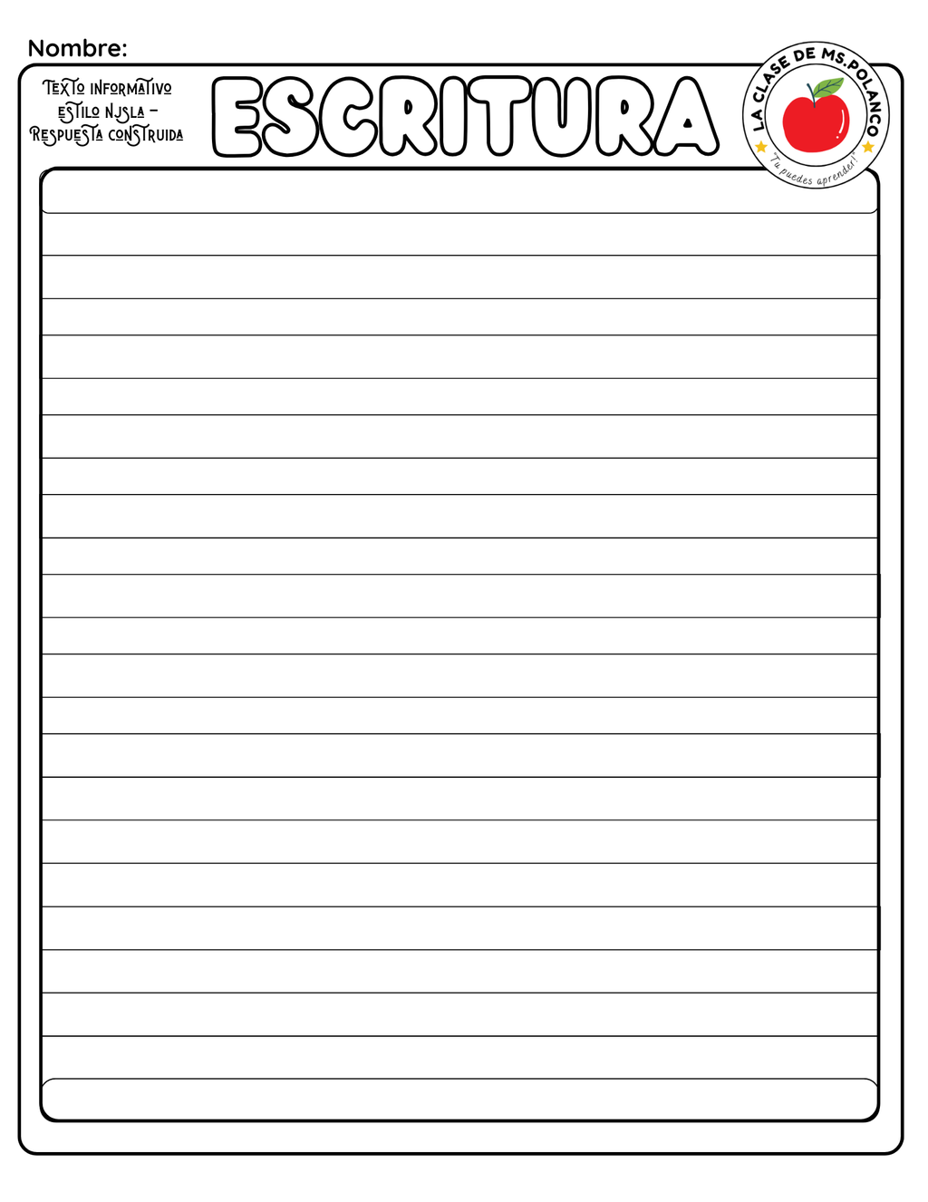 RACE Writing Strategy Worksheet | NJSLA Informational Text Reading Response | Constructed Response ELA Activity | Bilingual English Spanish